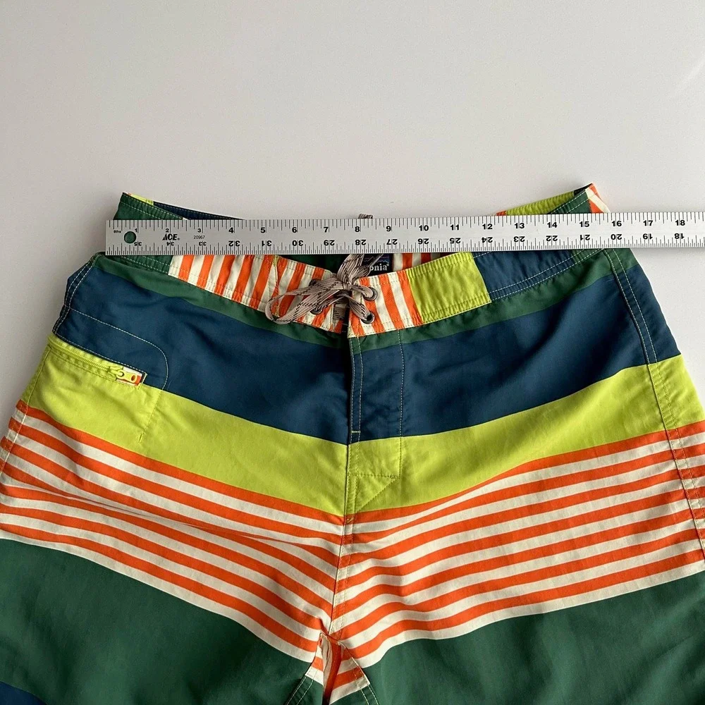 Patagonia Wavefarer Mens Board Shorts Fitz Stripe 34